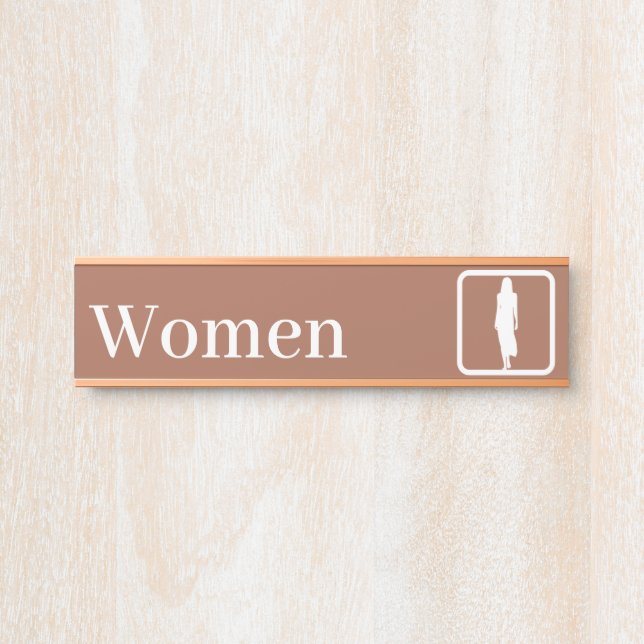 Personalized Women Restroom Signs (Front)