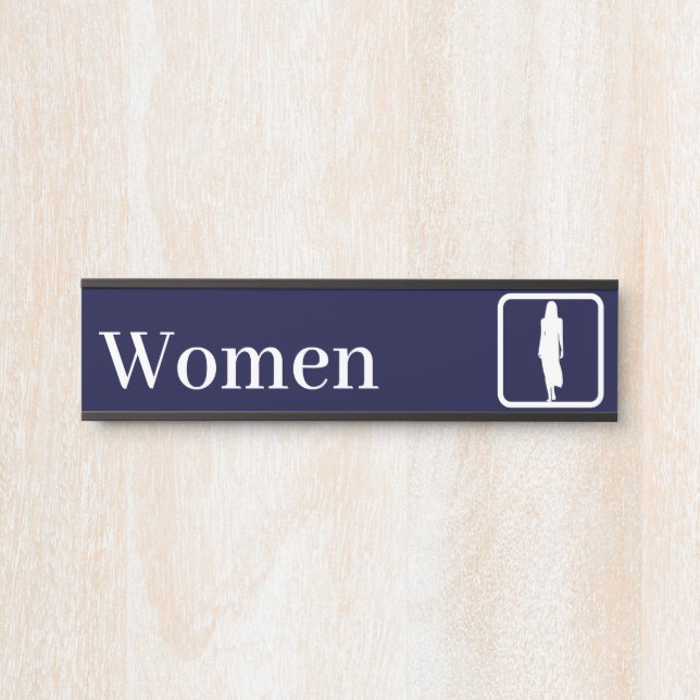 Personalized Women Restroom Signs (Front)