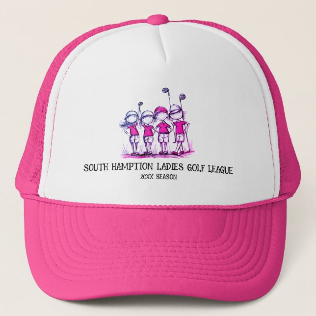 Personalized Women’s Golf League Hat (Front)
