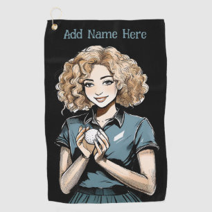 Personalized Women's Golf Towel