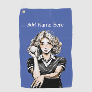 Personalized Women's Golf Towel