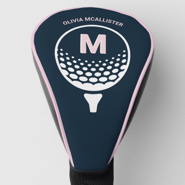 Personalized Women's Monogram Golf Head Cover (Creator Uploaded)
