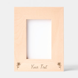 Personalized Wood Frame for Her