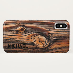 Personalized Wood Texture Cool Unique Case-Mate iPhone Case
