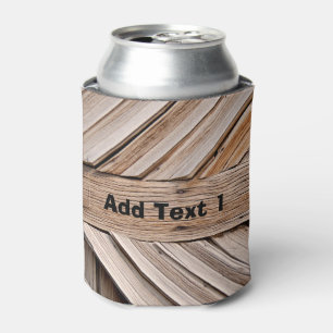 Personalized - Wooden Doors with Chain Lock Can Cooler