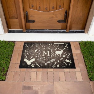 Personalized Woodland Barn Accent Door Floor Mat