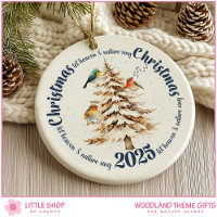 Personalized Woodland Birds Heaven and Nature Sing