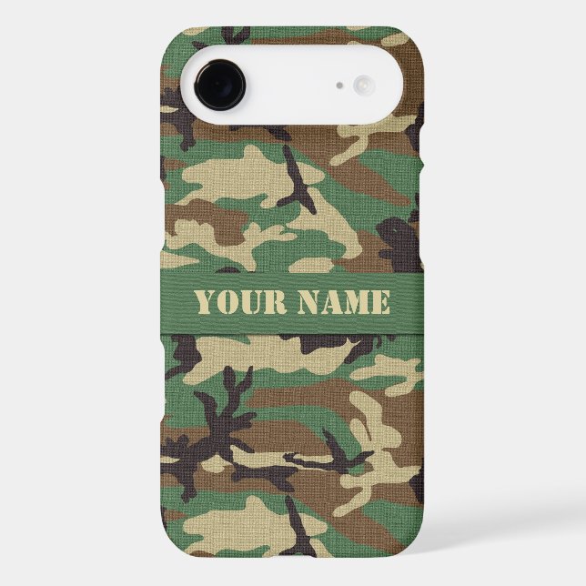 Personalized Woodland Camo iPod Touch 5G Case (Back)