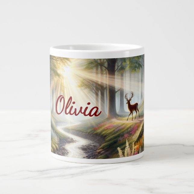 Personalized Woodland Faith Mug - Specialty Mug (Devant)