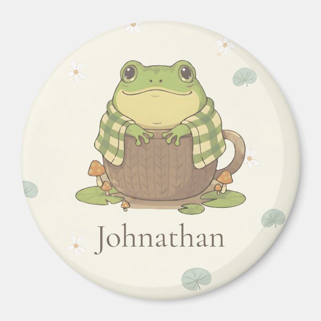 Personalized Woodland Meet Zochi Magnet (Front)