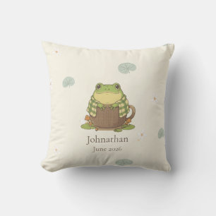 Personalized Woodland Meet Zochi Throw Pillow