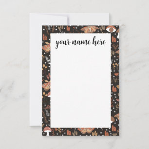 Personalized Woodland Notecards