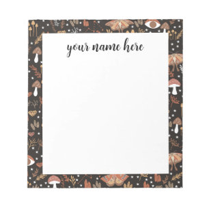 Personalized Woodland Notepad