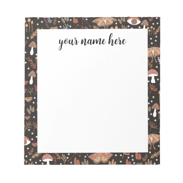 Personalized Woodland Notepad (Front)