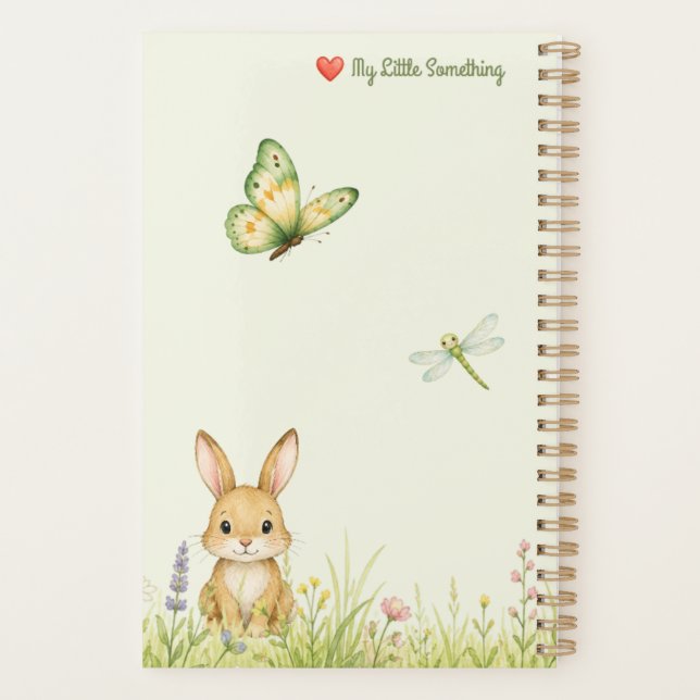 Personalized Woodland Teacher Planner (Back)