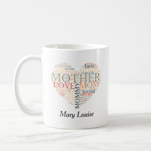 Personalized Word Cloud Mother's Day  Coffee Mug