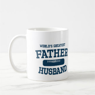 Personalized Word's Greatest Father Husband Mug