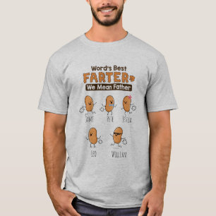 Personalized World best farter up to 5 T-Shirt