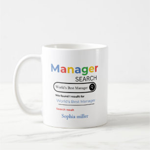 Personalized World’s Best Doctor Search Result Coffee Mug