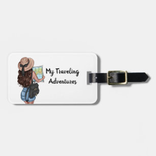 Personalized World Traveller Luggage Tag