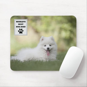 Personalized World's Best Dog Dad Custom Photo Mouse Pad