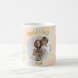 Personalized 'World's Best Mom' Floral Mug
