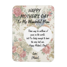 Personalized World's Best Mom Mother's Day Card