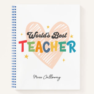 Personalized World's Best Teacher Notebook