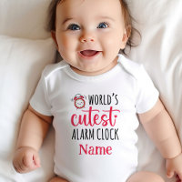 Personalized "World's Cutest Alarm Clock"