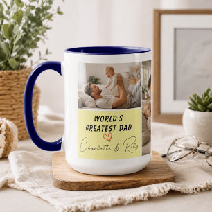 Personalized World's Greatest Dad Photo   Father’s Mug