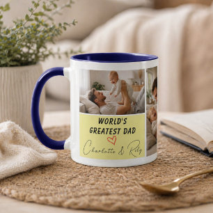 Personalized World's Greatest Dad Photo   Father’s Mug