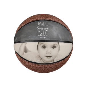 Personalized Worlds Greatest Daddy Fathers Day Mini Basketball