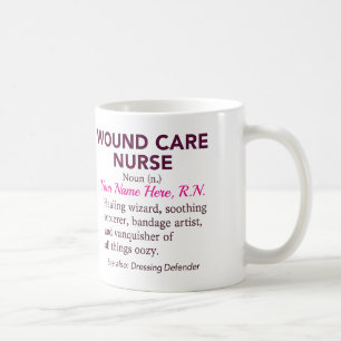 Personalized Wound Care Nurse Definition Gift Coffee Mug