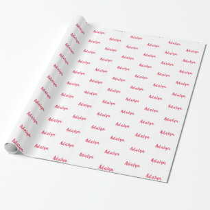 Personalized Wrapping Paper
