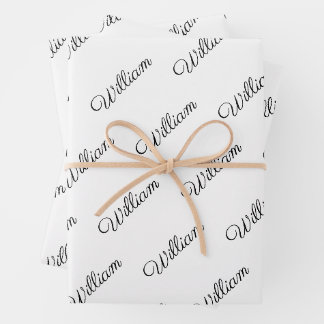Personalized wrapping paper