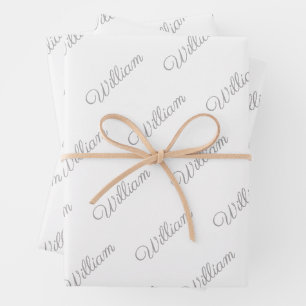 Personalized wrapping paper