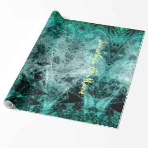 Personalized Wrapping Paper with Abstract Design