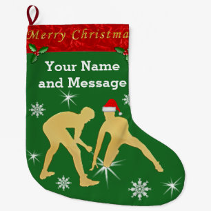 Personalized Wrestling Christmas Stockings