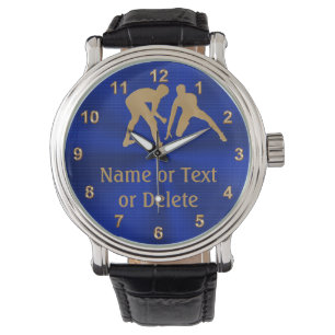 Personalized Wrestling Watches for Wrestler, Coach