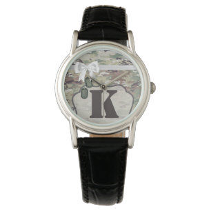 Personalized Wrist Watch Army OCP Camo Uniform Cam