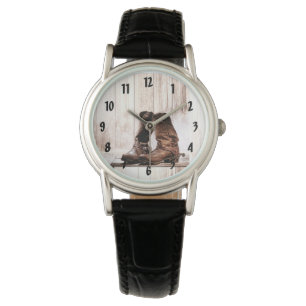 Personalized Wrist Watch Boots Country Rustic West