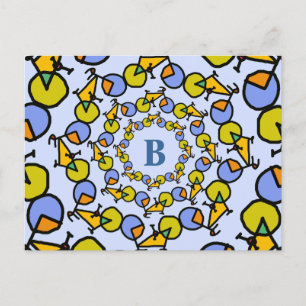 personalized write about bicycles postcard