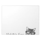 Personalized writing notepads for cat lover