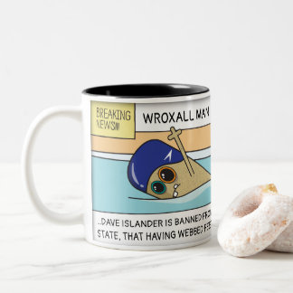 Personalized Wroxall Swimming Mug
