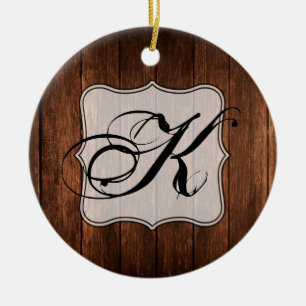 Personalized XMAS Ornament Barn Wood Country Rusti