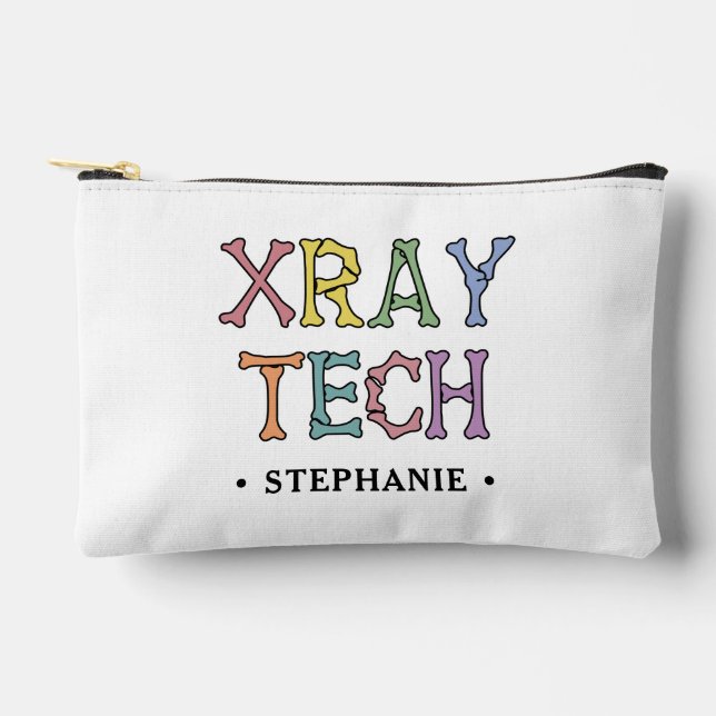 Personalized Xray Tech X-ray Technologist Accessory Pouch (Front)