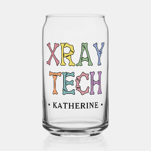 Personalized Xray Tech X-ray Technologist Can Glass