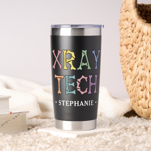Personalized Xray Tech X-ray Technologist Insulated Tumbler (Living Room)
