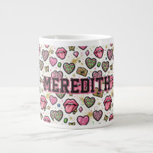 Personalized Y2K Aesthetic Girly Jumbo Mug