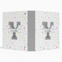 Personalized Y Initial Silver Monogram Your Name